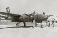 Asisbiz Douglas A 26 Invader 5AF 3BG8BS armed with eight gun 50 CALs in the nose Machinato Airfield Okinawa 20th Aug 1945 01