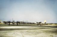 Asisbiz Douglas A 26B Invaders 9AF 386BG553BS ANF line up for take off at St Trond Belgium 1945 FRE7302