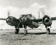 Asisbiz Douglas A 26C Invader 9AF with a glass fronted nose for carrying the Norden bomb preparing to take off FRE11134