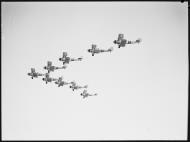 Asisbiz RAAF Avro 643 Cadet II A6 10 with eight other airctaft in a formation training flight over NSW 01