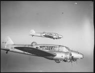 Asisbiz RAAF Avro Anson A4 10 and A4 21 during a training flight based out of Mascot Richmond area 1940 01