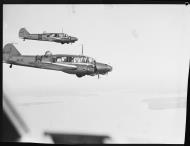 Asisbiz RAAF Avro Anson A4 10 and A4 21 during a training flight based out of Mascot Richmond area 1940 02