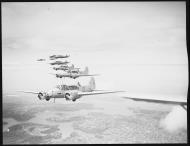 Asisbiz RAAF Avro Anson A4 5 in a formation flight over the Richmond Sydney area NSW Australia 06