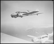 Asisbiz RAAF Avro Anson A4 6 in a formation flight over the Richmond Sydney area NSW Australia 01