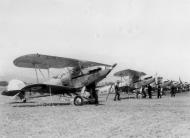 Asisbiz RAAF Hawker Demons 3Sqn A1 30 and A1 42 lined up at Nandowra aerodrome Scone NSW Australia 01