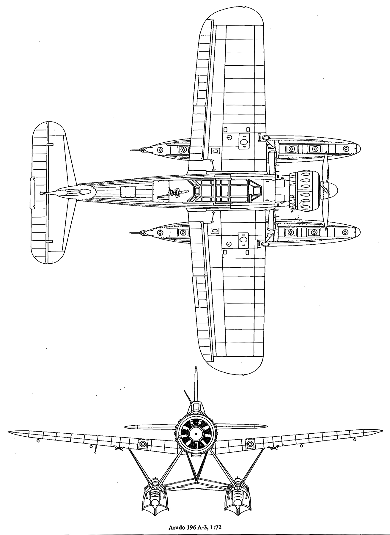 Arado 234 чертеж