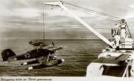 Asisbiz Heinkel He 60C being lifted abaord ebay 01