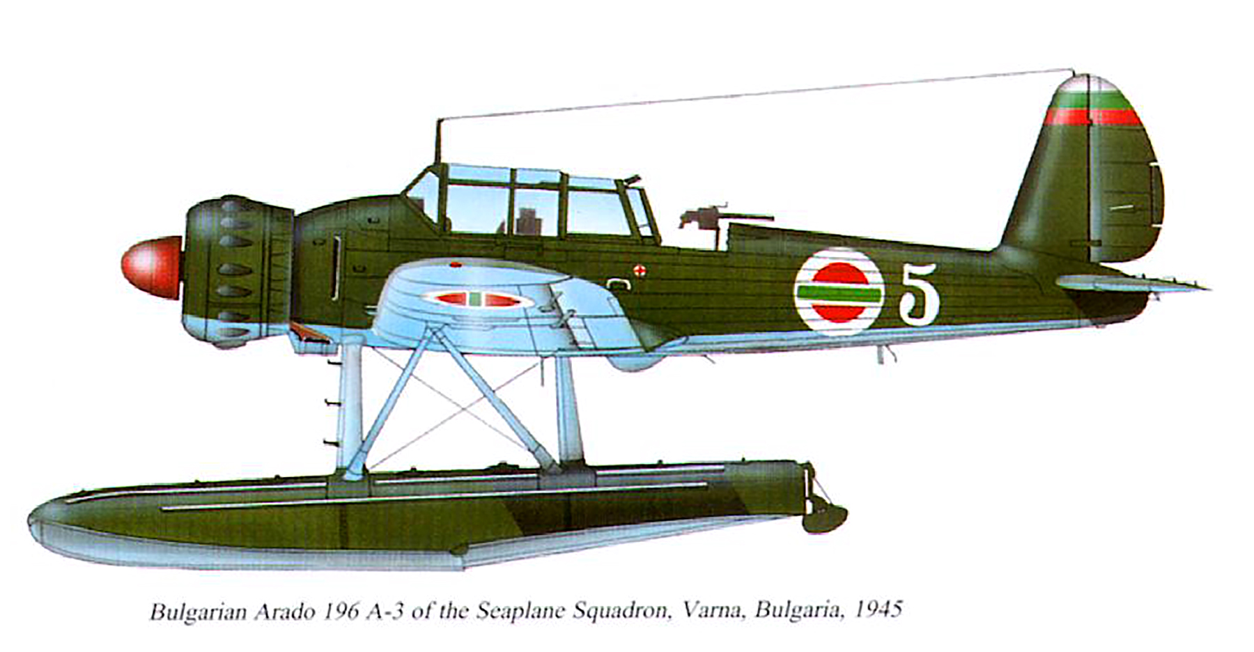 Asisbiz Arado Ar-196 RBAF 161st Waterplane Sqn white 3 Bulgaria 1945 0B