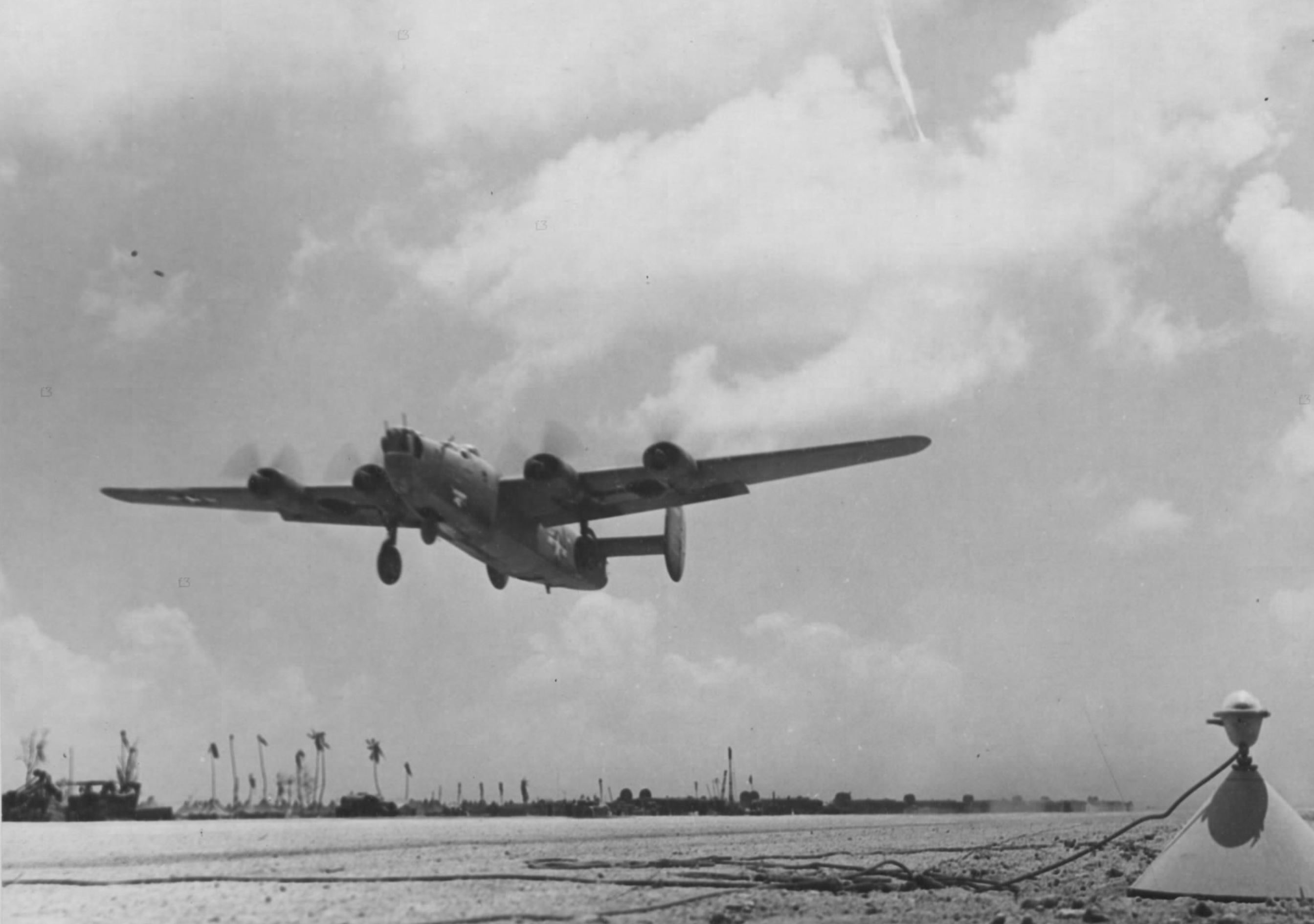 Asisbiz Consolidated B-24 Liberators 7AF Take Off To Bomb Truk From ...