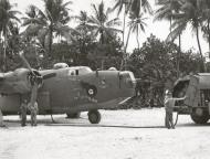 Asisbiz 42 40973 B 24D Liberator 7AF 307BG371BS Flying 8 Ball Jr at Funafuti Island Ellice Isls April 1943 01