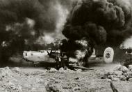 Asisbiz 44 40976 B 24J Liberator 13AF 307BG372BS destroyed by fire on Munda New Georgia 1944 01