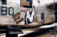 Asisbiz 44 41480 B 24L Liberator 7AF 307BG370BS Pennsy City Kitty nose art left side Central Pacific 01