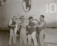 Asisbiz 42 40664 B 24D Liberator 9AF 376BG515BS 100 Tidal Wave 1st Ploesti Roumania raid at Bengasi Libya 1st Aug 1943 02