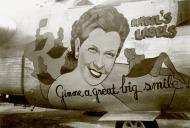 Asisbiz 44 50853 B 24M Liberator 5AF 43BG64BS Mabels Labels nose art right side 01