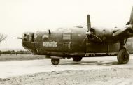 Asisbiz 41 29144 B 24H Liberator 8AF 446BG704BS FLP Ronnie nose art left side England 02