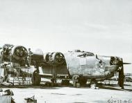 Asisbiz 42 7505 B 24H Liberator 8AF 446BG706BS RTH Old Faithful being scrapped at Bungay 24th Aug 1944