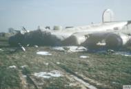 Asisbiz 42 50427 B 24H Liberator 8AF 44BG68BS WQV Puritanical Bitch take off crash at Shipdham 22nd Mar 1945 FRE5479