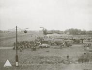 Asisbiz Consolidated B 24 Liberator 8AF 44BG returning late begins landing at its Shipdham England base 31st Mar 1944 01