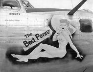 Asisbiz 42 51321 B 24J Liberator 15AF 451BG726BS 49 The Bad Penny nose art right side 02