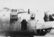 Asisbiz 41 28963 B 24H Liberator 8AF 458BG753BS J4T Stinky nose art right side interned Hellerup Sweden 17th Jan 1945 FRE1904