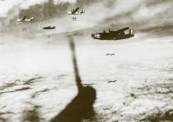 Asisbiz Consolidated B 24 Liberators 8AF 458BG over Bielfeld Germany 24th Feb1945 01