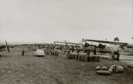 Asisbiz 44 41113 B 24J Liberator 15AF 461BG765BS 113 first in the line up at Lyons 20th Oct 1944 01