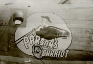 Asisbiz 42 110162 B 24J Liberator 8AF 466BG787BS Parson's Chariot nose art left side FRE8402