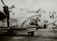 Asisbiz 42 50569 B 24J Liberator 8AF 466BG785BS 2UH+ Times A' Wastin' nose art right side FRE8406