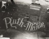 Asisbiz 41 28695 B 24H Liberator 8AF 467BG790BS Q2S Annecdote aka Ruth Marie nose art left side FRE8459