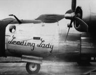 Asisbiz 41 28750 B 24H Liberator 8AF 467BG790BS Q2Leading Lady nose art left side FRE8445