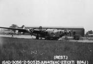 Asisbiz 42 110171 B 24J Liberator 8AF 467BG790BS Q2X The Prowler with 100 mission at Watton 3rd SAD 5th Jun 1945 FRE1996