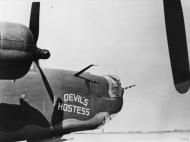 Asisbiz 42 52531 B 24H Liberator 8AF 467BG790BS Q2P Devil's Hostess nose art right side FRE8433