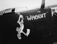 Asisbiz 42 52623 B 24H Liberator 8AF 467BG788BS X7G Wabbit nose art right side FRE1993