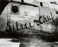 Asisbiz 42 95032 B 24H Liberator 8AF 467BG789BS 791BS Silver Chief nose art left side FRE8458