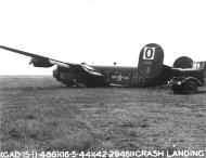 Asisbiz 41 29461 B 24H Liberator 8AF 486BG835BS H8B Monty belly landed England 1944 01