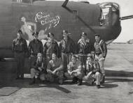 Asisbiz 42 50291 B 24H Liberator 8AF 486BG832BS 3RP Classy Chassis nose art left side Sudbury England 1944 01