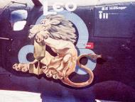 Asisbiz 42 52768 B 24H Liberator 8AF 486BG834BS 2SE Leo nose art left side Sudbury England 1944 01