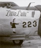 Asisbiz 42 95223 B 24H Liberator 8AF 486BG833BS 4NT Little LuLu nose art right side FRE1839