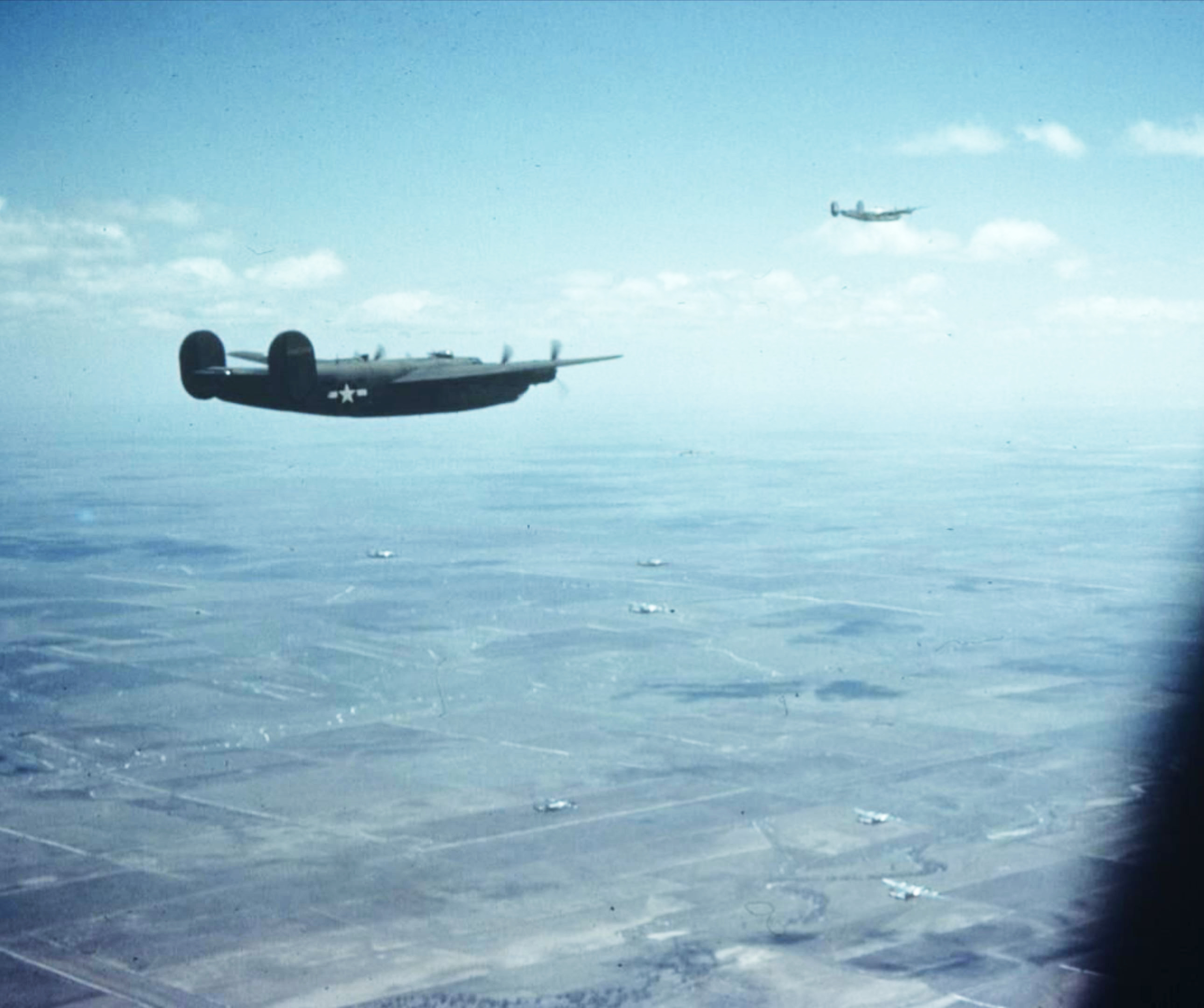 Asisbiz Consolidated B-24 Liberators 8AF 491BG In Flight FRE14238