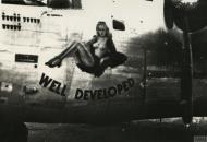 Asisbiz 44 40209 B 24J Liberator 7AF 494BG and 11BG then coverted to a F 7B with 2RS Well Developed nose art FRE11459