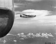 Asisbiz 44 40632 B 24J Liberator 7AF 494BG865BS 13AF enroute to bomb Jap held Miti Airfield in the Halmahera Group 1944 01