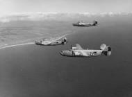 Asisbiz 44 40647 B 24J Liberator 7AF 494BG867BS 647 Lady Kaye practise formation over Kauai Hawaii 14th Oct 1944 02