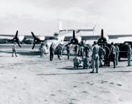 Asisbiz 44 40706 B 24J Liberator 7AF 494BG864BS 706 landing gear failure at Kauai Hawaii 2nd Nov 1944 NA544