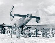 Asisbiz 44 40706 B 24J Liberator 7AF 494BG864BS 706 landing gear failure at Kauai Hawaii 2nd Nov 1944 NA546