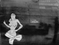 Asisbiz 41 23836 B 24D Liberator 5AF 90BG320BS COD Knot for Tojo nose art left side 01