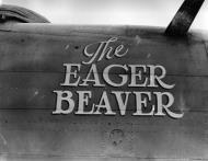 Asisbiz 41 23849 B 24D Liberator 5AF 90BG320BS The Eager Beaver nose art right side 01