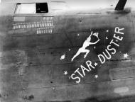 Asisbiz 41 23869 B 24D Liberator 5AF 90BG321BS Star Dusters nose art right side 01