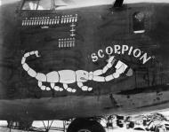 Asisbiz 41 24073 B 24D Liberator 5AF 90BG319BS Scorpion nose art right side 01