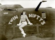 Asisbiz 42 40348 B 24D Liberator 5AF 90BG400BS Twin Nifties nose art right side 01