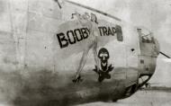 Asisbiz 44 40193 B 24J Liberator 5AF 90BG321BS 193 Miss Jolly Roger aka Booby Trap nose art right side 01